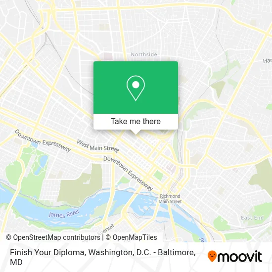 Finish Your Diploma map