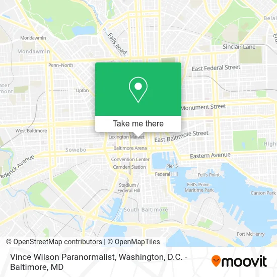 Vince Wilson Paranormalist map