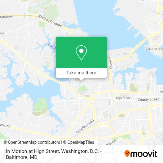 In Motion at High Street map