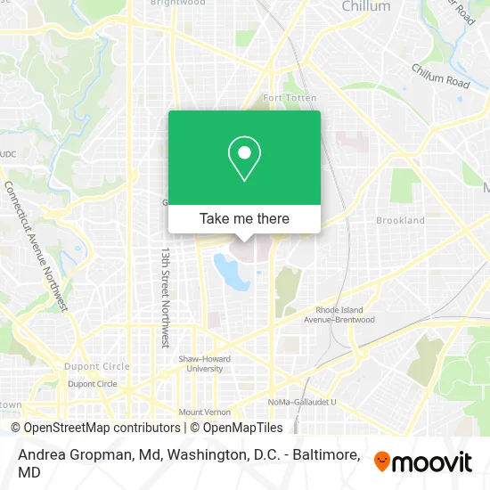 Andrea Gropman, Md map
