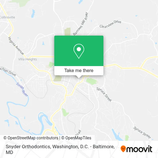 Snyder Orthodontics map