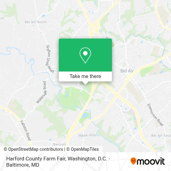 Harford County Farm Fair map