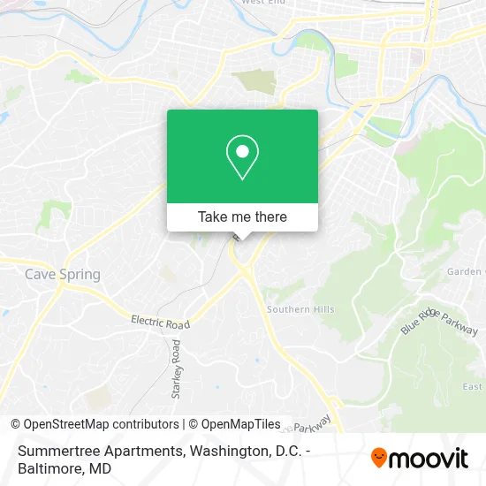Summertree Apartments map