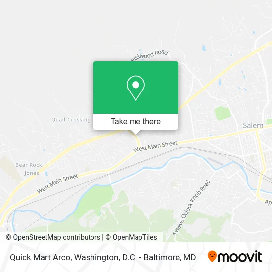 Quick Mart Arco map