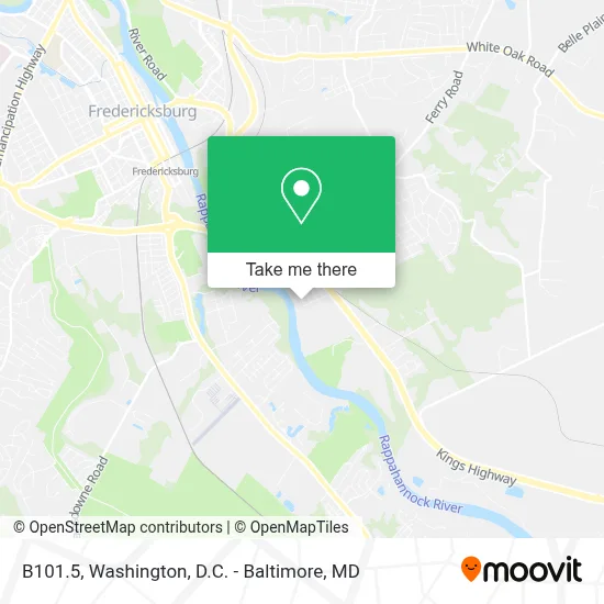 B101.5 map