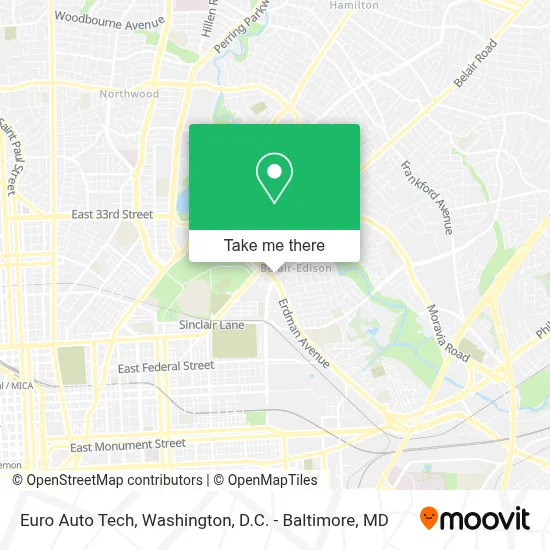 Euro Auto Tech map