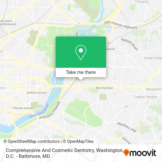 Comprehensive And Cosmetic Dentistry map