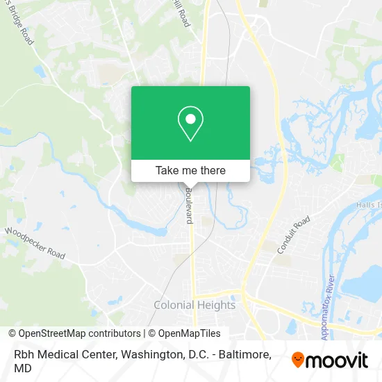 Rbh Medical Center map