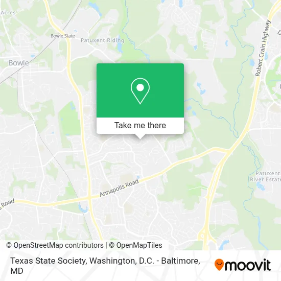 Texas State Society map