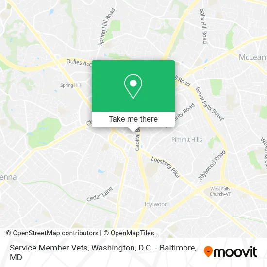 Service Member Vets map