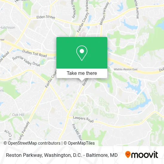 Reston Parkway map