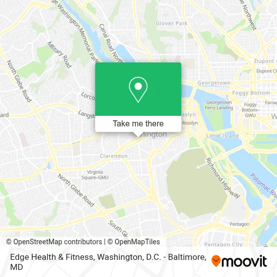 Edge Health & Fitness map