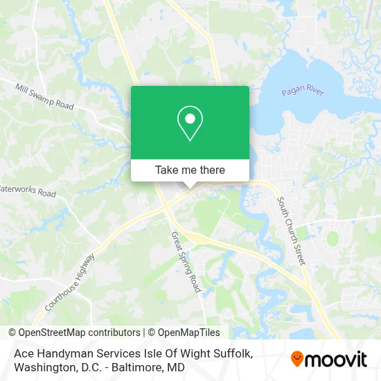 Ace Handyman Services Isle Of Wight Suffolk map