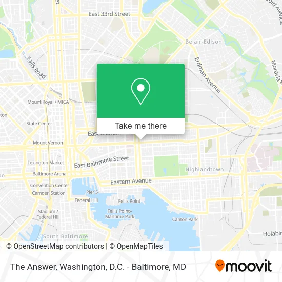 The Answer map