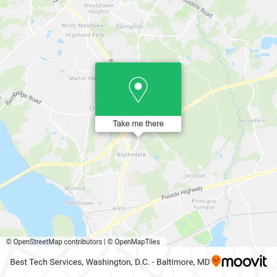 Best Tech Services map