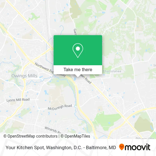 Your Kitchen Spot map
