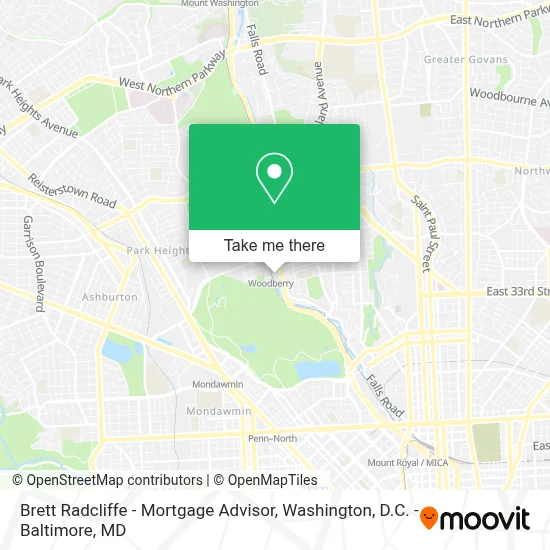 Brett Radcliffe - Mortgage Advisor map