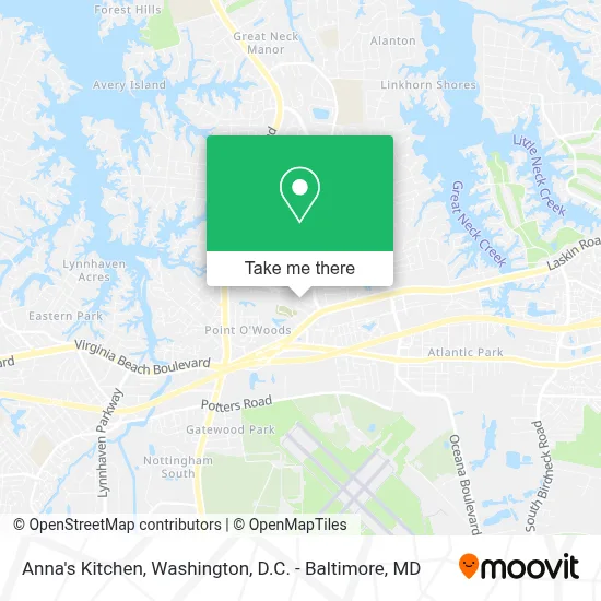 Anna's Kitchen map