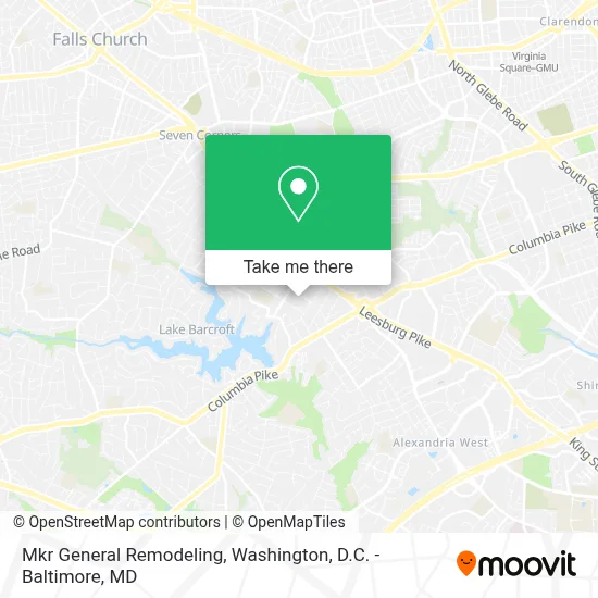 Mkr General Remodeling map