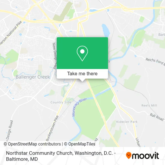 Northstar Community Church map