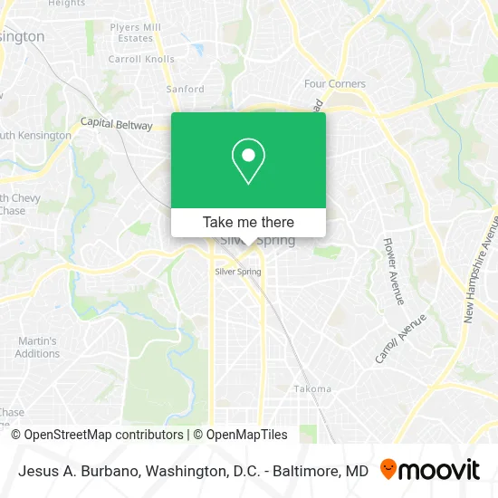 Jesus A. Burbano map
