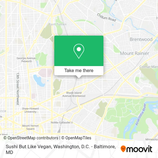 Sushi But Like Vegan map