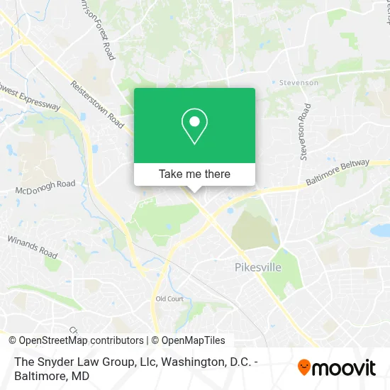The Snyder Law Group, Llc map