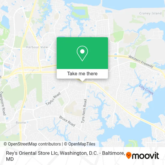 Rey's Oriental Store Llc map