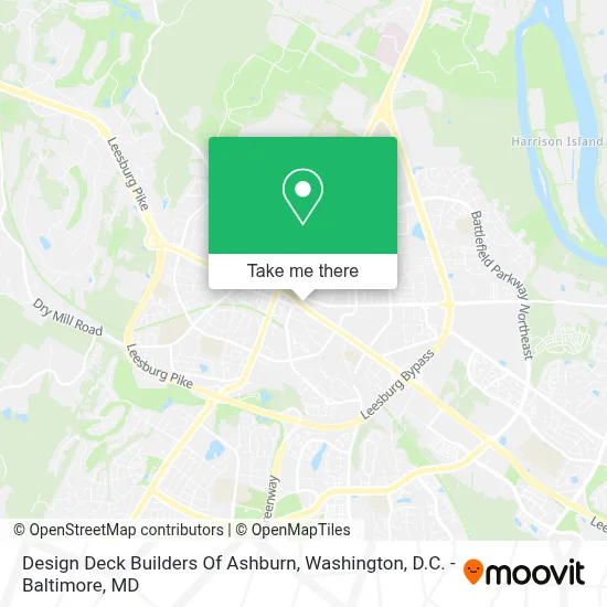 Design Deck Builders Of Ashburn map