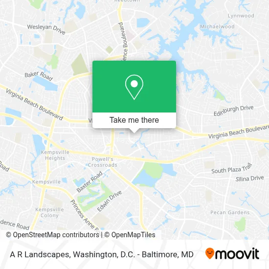 A R Landscapes map