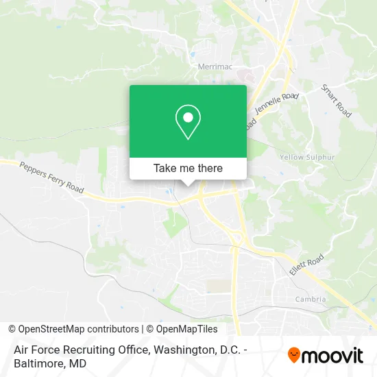 Air Force Recruiting Office map