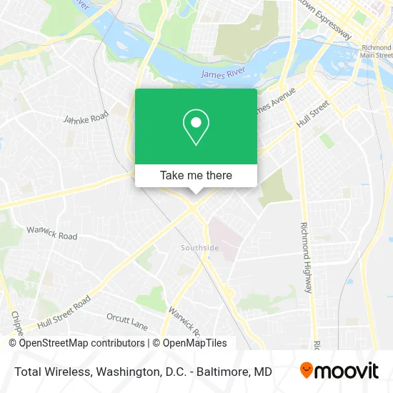 Total Wireless map