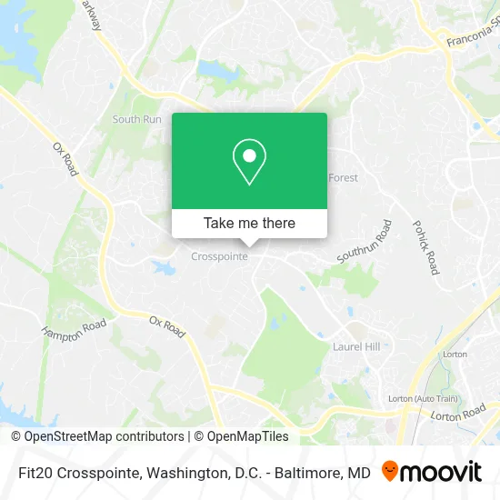 Fit20 Crosspointe map