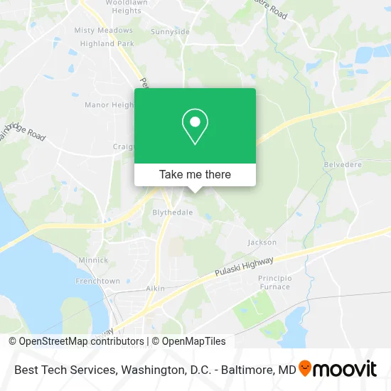 Best Tech Services map