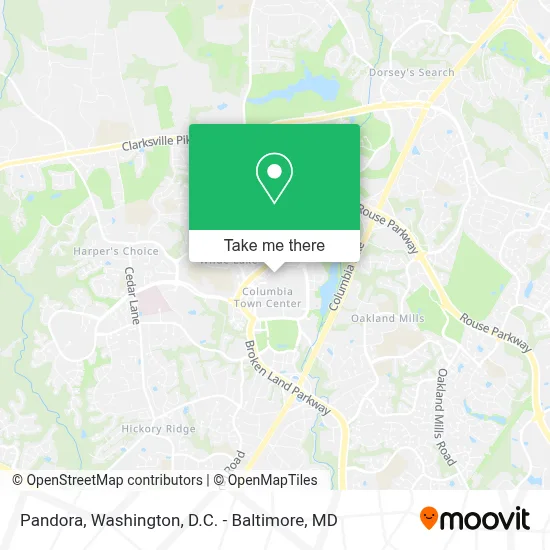 Pandora map