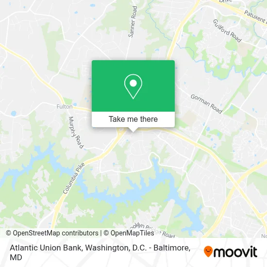 Atlantic Union Bank map