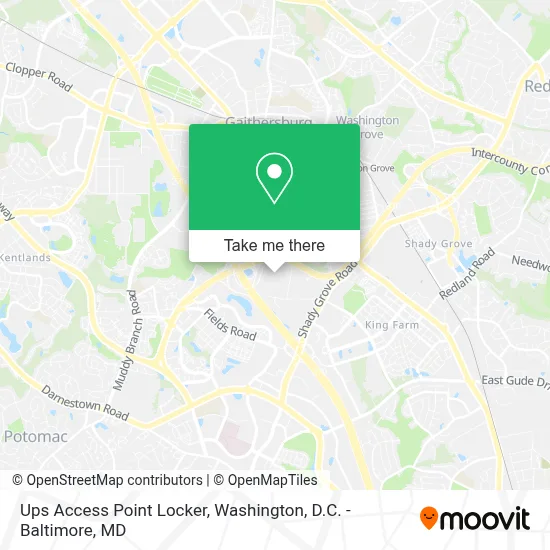 Ups Access Point Locker map