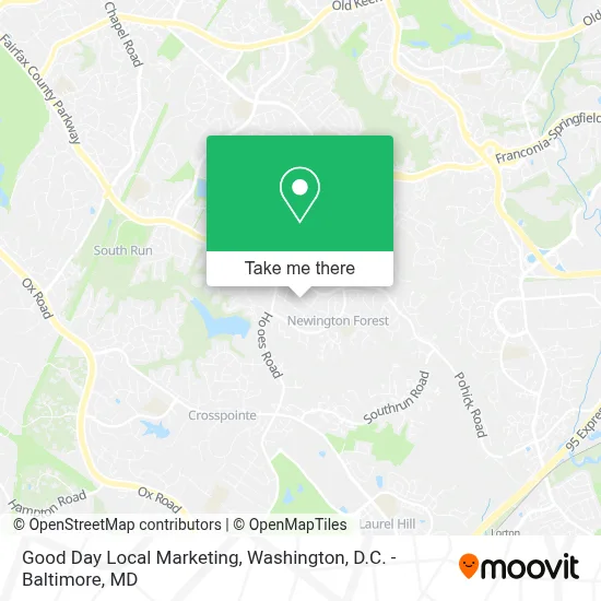 Good Day Local Marketing map