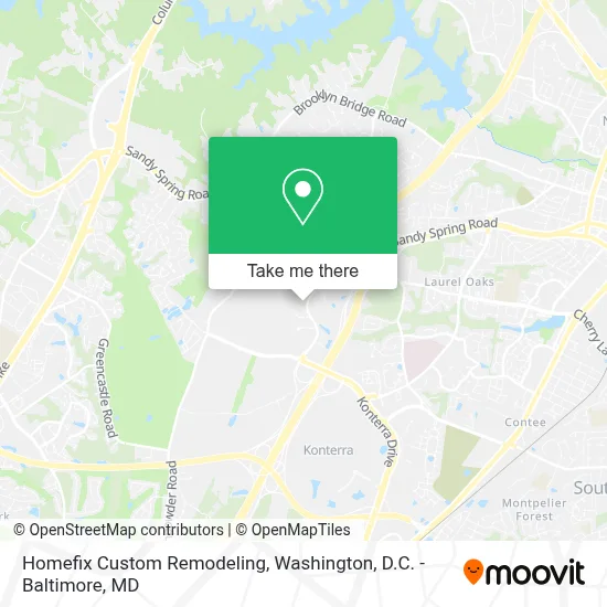 Homefix Custom Remodeling map