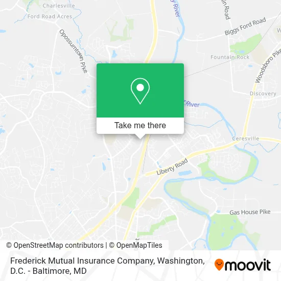 Frederick Mutual Insurance Company map