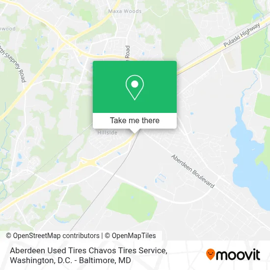 Aberdeen Used Tires Chavos Tires Service map