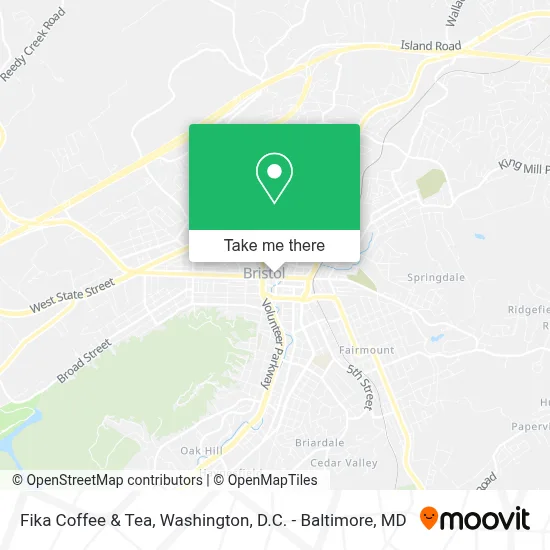 Fika Coffee & Tea map