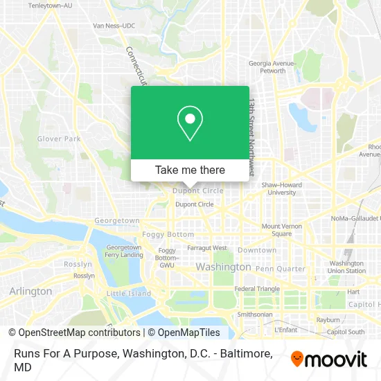 Runs For A Purpose map