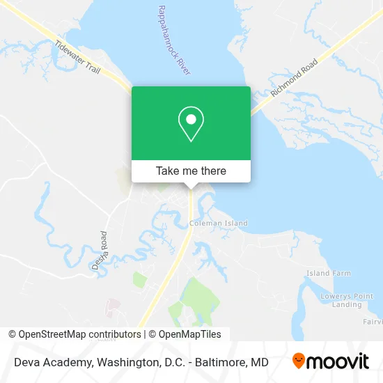 Deva Academy map
