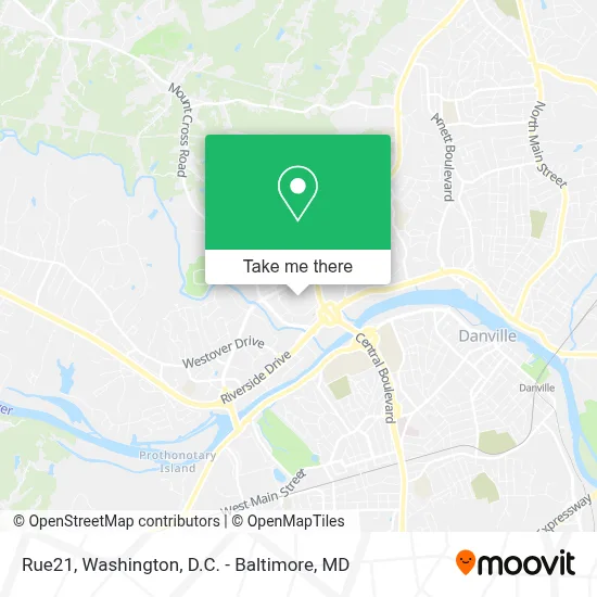 Rue21 map