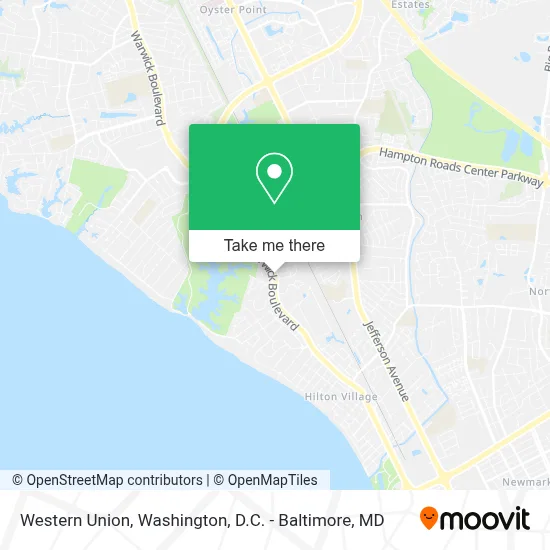 Western Union map