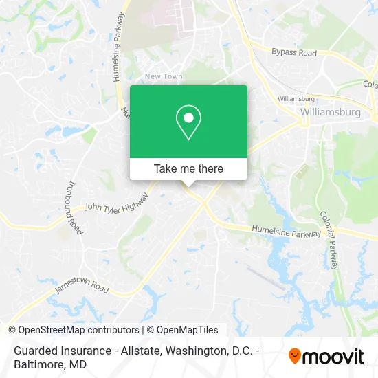 Guarded Insurance - Allstate map