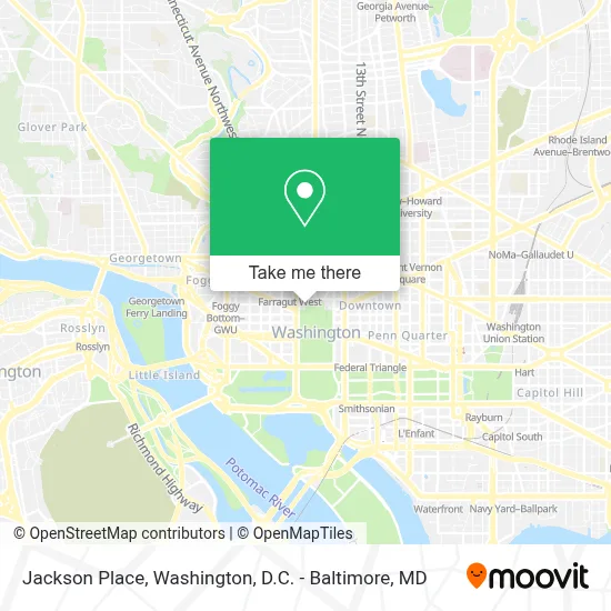 Jackson Place map
