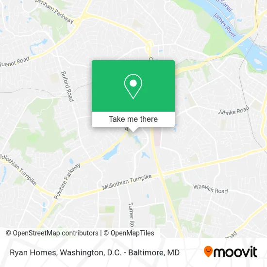 Ryan Homes map