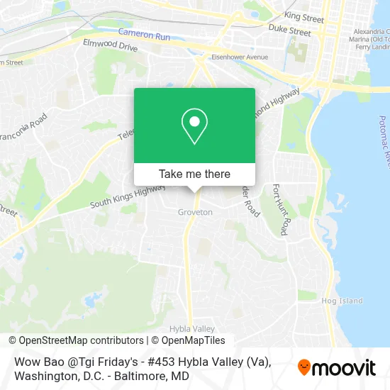 Wow Bao @Tgi Friday's - #453 Hybla Valley map